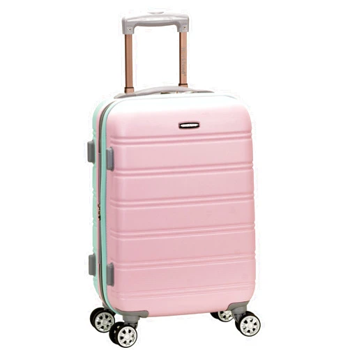 Rockland Melbourne Hardside Expandable Spinner Wheel Luggage, Mint, Carry-On 20-Inch