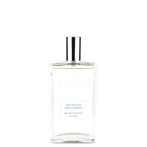 Cremo Saltwater Cypress Cologne Spray, A Lively Blend of Sea Spray, Green Mango and Coastal Cypress, 3.4 Fl Oz
