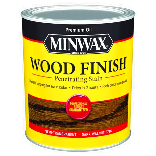 Minwax, Dark Walnut 70012444 Wood Finish Penetrating Stain, quart Quart Dark Walnut