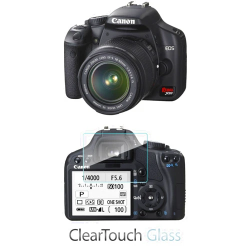 BoxWave Screen Protector Compatible with Canon EOS Rebel XSi - ClearTouch Glass, 9H Tempered Glass Screen Protection for Canon EOS Rebel XSi