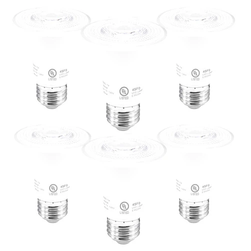 LEDLightsWorld PAR20 LED Bulbs UL Listed, Dimmable Light Bulb, 7 Watt(60W Equivalent) Spotlight, E26 Base, 2700K Warm White Flood Light Bulbs for Living Room Kitchen Pantry Hotels Showroom, Indoor/Outdoor (6 Pack)
