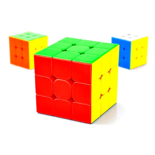 Qy Warrior Professional M 3x3x3 Magnetic Speed Cube, Multicolor,