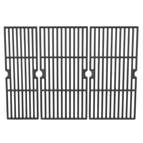 BBQ-PLUS Gril Grates Replacement Parts for Charbroil Performance 4 Burner 463335517 463376017 463347418 463347519 463377319 463342118 463347518 463332718 G470-0003-W1,Cast Iron Cooking Grids,3 Pack