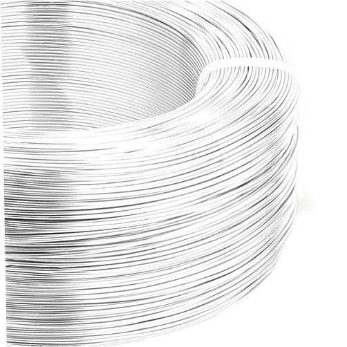 BENECREAT 984 Feet 20 Gauge Silver Aluminum Wire Bendable Metal Sculpting Wire for Beading Jewelry Making Garden Supply