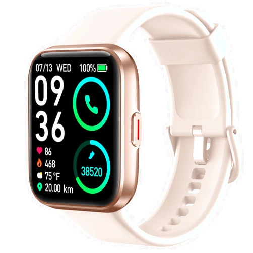 SKG Smart Watch for Men Women Android iPhone, with Alexa Built-in & Bluetooth Call(Answer/Make Call) 1.69
