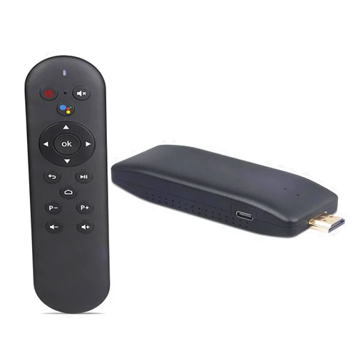 MyGica Mini Android 11 Wireless Smart TV Box HDMI Extender Receiver, USB Type C Play Device HD 4K Quad Core Video TV Dongle Adapter, 2+8GB WiFi Bluetooth 5.0, with Remote Control