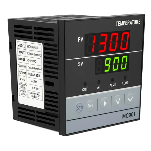 Yosoo Health Gear PID Temperature Controller, Digital Display K Type, MC901 Digital Programmable Temperature Control K Type PT100 Sensor Input Relay SSR Output