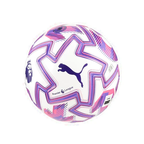 PUMA Unisex Orbita Pro Premier League Soccer Ball (FIFA Quality Pro), White-Multicolor AH25, 5