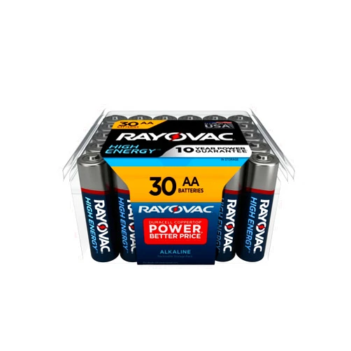 Rayovac AA Batteries, Double A Battery Alkaline, 30 Count