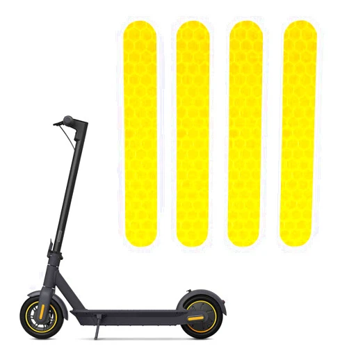 MORICHS Self-Adhesive Night Reflective Stickers for Segway Ninebot Max Electric Scooter Waterproof Warning Strip for Ninebot Max Scooter Decoration Accessories