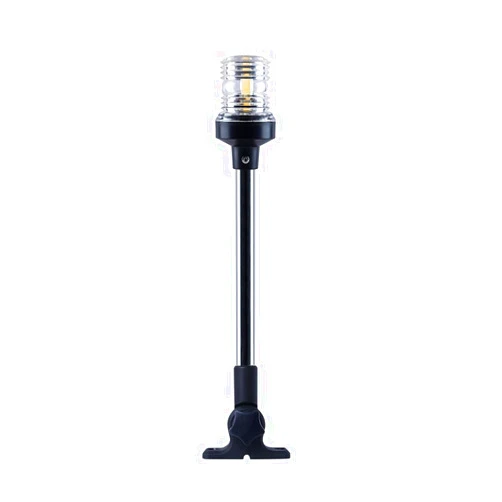 Sebnux White LED Fold Down Boat Stern Light Boat Anchor Light for Pontoon and Fishing Boat (18