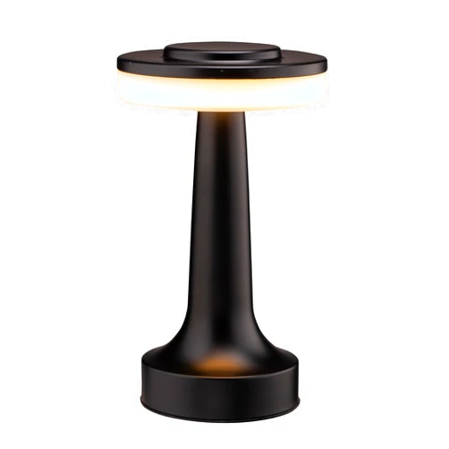 O'Bright O’Bright Portable LED Table Lamp with Touch Sensor, 3-Levels Brightness, Rechargeable Battery Up to 48 Hours Usage, Night Light for Kids Nursery, Nightstand Lamp, Bedside Lamp (Matte Black)
