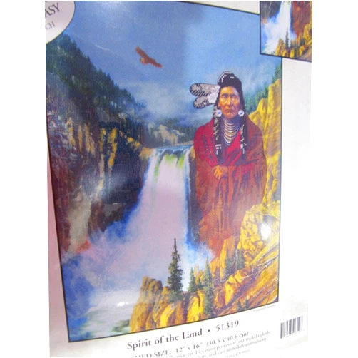 Generic Spirit of The Land (Hermon Adams) Embellished Cross Stitch Kit