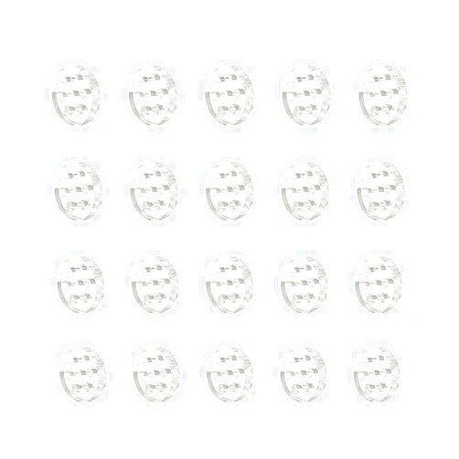 Honbay 20PCS High Borosilicate Glass Screens Filters with Holes Honeycomb Holes Filter Screen (8mm)