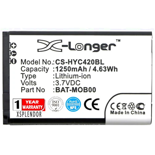 XSPLENDOR XSP Replacement Battery for Honeywell 70e 75e Captuvo 70e Captuvo 75e Captuvo SL22 Captuvo SL22 Sled Captuvo SL42 Captuvo SL42 Sled Captuvo SL62 Part NO 26111710 3159122 55-003233-01
