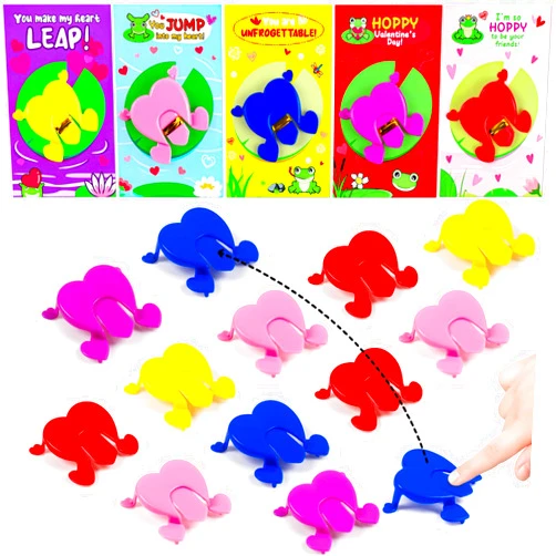 Peacurh 30Pcs Jumping Frogs Easter Party Favors for Kids, Easter Egg Fillers Small Toys Prizes Bulk,Goodie Bag Stuffers Pinata Fillers, Treasure Box Toys for Classroom, Easter Basket Stuffers for Boy Girl