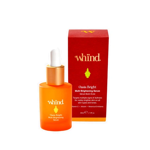 WHIND Oasis Bright 10% Vitamin C Serum for Brighter Skin – Radiance Boosting Dark Spot Corrector to Help Reduce Pigmentation – Brightening Face Serum for Women – All Skin Types, 30ml