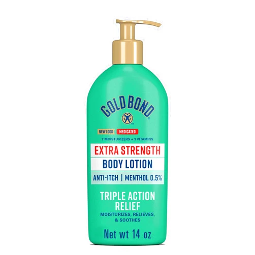 Gold Bond Medicated Extra Strength Body Lotion, 14 oz., Moisturizes, Relieves & Soothes