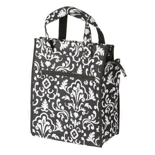 M-Wave Amsterdam Style F Carrier Single Bag - Black/White