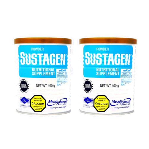 Mead Johnson Sustagen Nutritional Supplement Milk powder ( Vanilla , 400g (14.10 oz)-(Pack of 2))