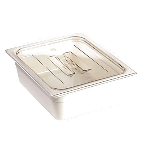 Cambro 20CWCH135 Camwear® Food Pan Cover, 1/2 Size, with Handle Case of 6