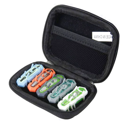 adada Hard Travel Case for HEX BOTS/HEXBUG Nano Nitro 5 Pack Toy (Not Including Toys)