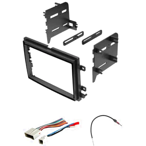 ASC Audio Car Stereo Radio Install Dash Kit, Wire Harness, and Antenna Adapter to Install a Double Din Radio for Some Ford Lincoln Mercury Vehicles - Compatible Vehicles Listed Below