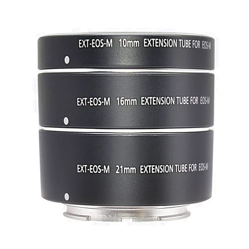 Mcoplus Metal Auto Focus Macro Extension Tube Set for EOS EF-M Monut M6 M2 M3 M5 M50 M100 M200 Cameras
