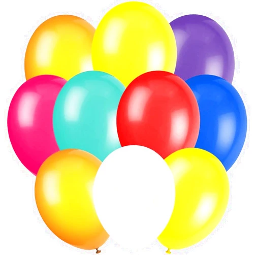 Unique Latex Party Balloons, 12