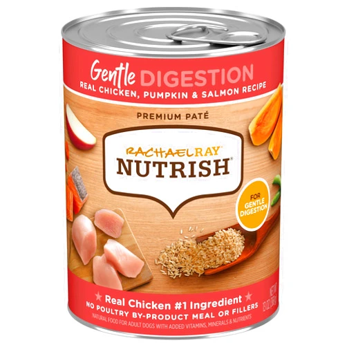 Nutrish Rachael Ray Nutrish Gentle Digestion Real Chicken, Pumpkin & Salmon Recipe, Wet Dog Food, 13 oz. Can