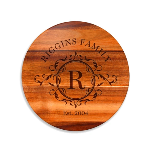 SINCLAIR Custom Lazy Susan Turntable - Personalized Wedding Gifts