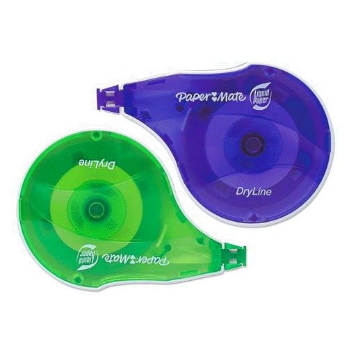 Paper Mate, Liquid Paper Dryline Correction Tape, 10 Pack