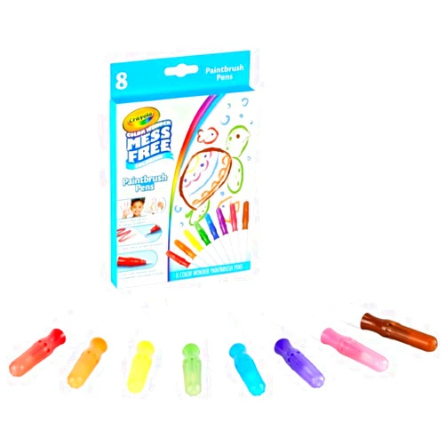 Crayola Color Wonder Paintbrush Pens, Mess Free Paint Set for Kids, 8ct Refill, 3+