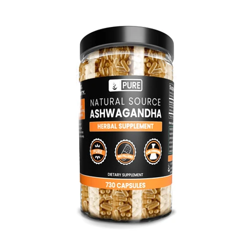 Pure Original Ingredients Ashwagandha (730 Capsules) No Magnesium Or Rice Fillers, Always Pure, Lab Verified
