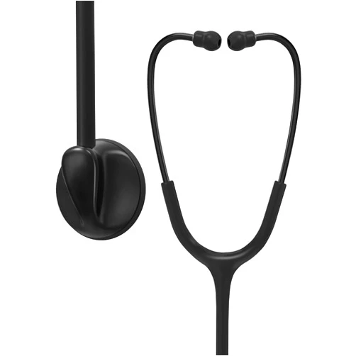 Clairre Single Head Stethoscope for Doctors/Nurses/Nursing Students, for Medical and Home Use (Black Tube, Without EVA Case)