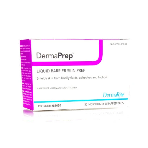 Dermarite Industries Derma Prep Skin Prep Pads, 50 Count