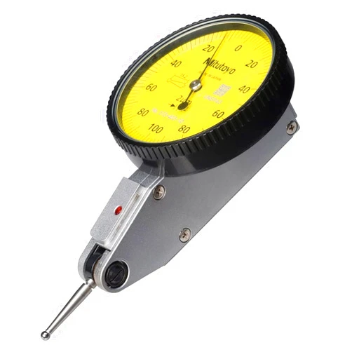 Mitutoyo 513-405-10E DIAL TI, BAS, STD 0.2 mm, 1 μm Accuracy, 0.002 mm, Yellow