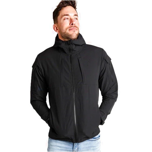 ODIN Disc Golf Jacket – Lightweight, Water-Resistant Fleece with 4-Way Stretch, YKK Zippers, Hood – Ideal for Spring/Fall