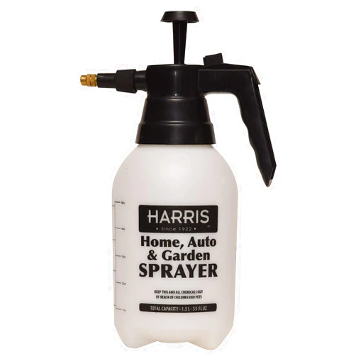 HARRIS Continuous Hand Pump Pressure Sprayer for Home, Lawn, Garden, Car Detailing and More, 1.5L