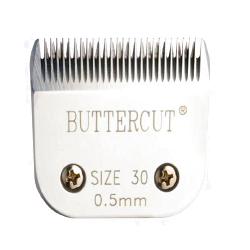Geib Buttercut Stainless Steel Dog Clipper Blade, Size-30, 1/50-Inch Cut Length, Gray, White