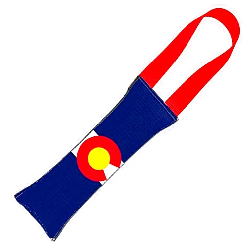 Buckle-Down Dog Tug Toy Colorado Flag Centered Multicolor, 15