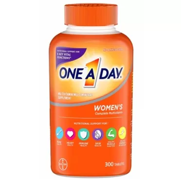 Bayer One-A-Day Women's Multivitamin, Tablets - Pack of 1 (300 Count)