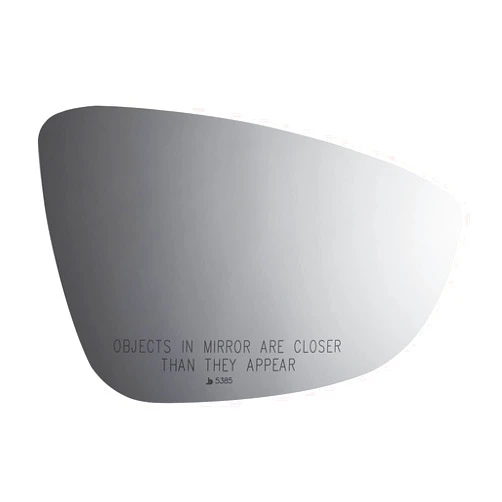 Burco 5385 Convex Passenger Side Power Replacement Mirror Glass (Mount Not Included) Compatible with 09-16 Volkswagen CC 2009-2016 Volkswagen Eos 12-15 Volkswagen Jetta 13-16 Volkswagen Passat