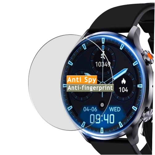 Compatible with Ninoha QS40 1.43 smart watch Vaxson Privacy Screen Protector, compatible with Ninoha QS40 1.43
