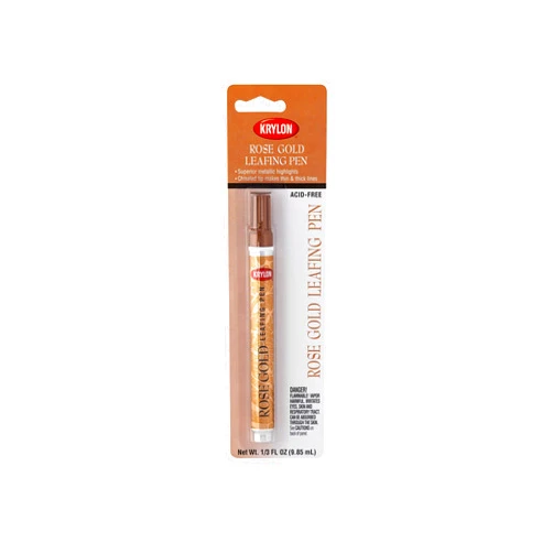 Krylon K09906A00 Leafing Pens Craft Supplies, Rose Gold, 1/3 fl. oz.