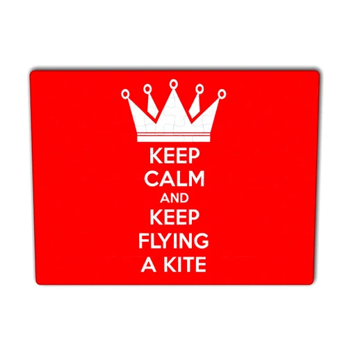 Makoroni - Keep Calm and KEEPFLYING A Kite - Jigsaw Puzzle 80 pcs, DesN16