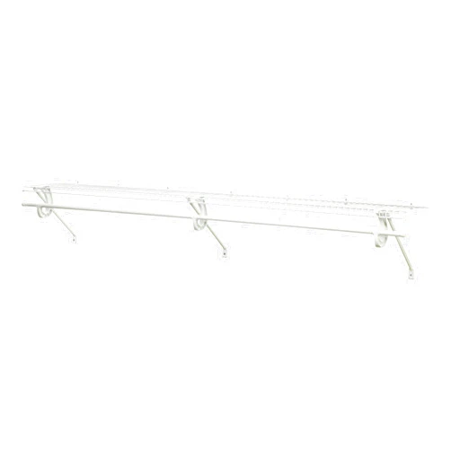 ClosetMaid 5632 Super Slide Ventilated Shelf Kit With Closet Rod, 6' by 12