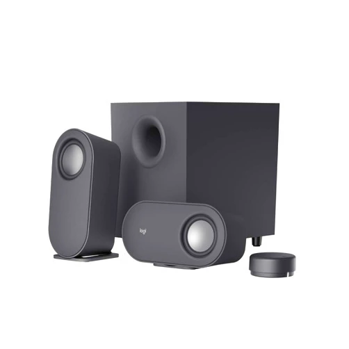 Logitech Z407 Bluetooth Computer Speakers with Subwoofer and Wireless Control, Immersive Sound, Premium Audio with Multiple Inputs, USB Speakers, Black