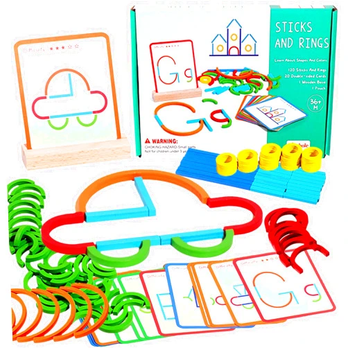 Puzgic Stem Kids Toys for Creative Learning Building Educational Resources Toys for Preschool and Kindergarten Boys and Girls