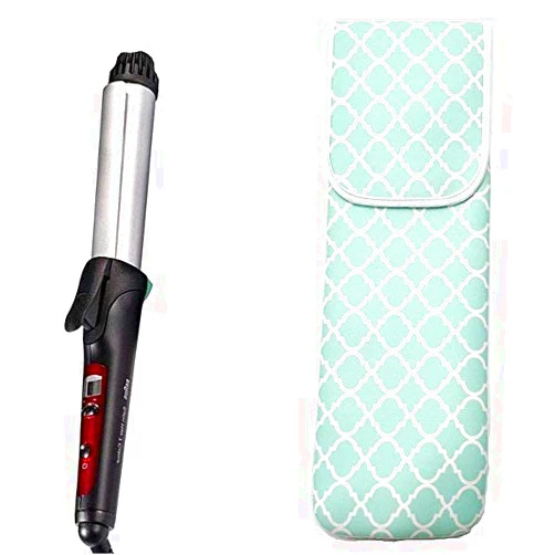ALEIFLE curling iron travel case, Water-resistant Curling Wand Travel Cover Case Pouch Women's Storage Bag